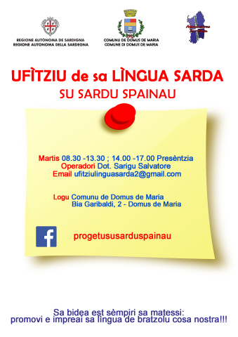 Apertura Ufficio Lingua Sarda - Progetto "Su Sardu Spainau"